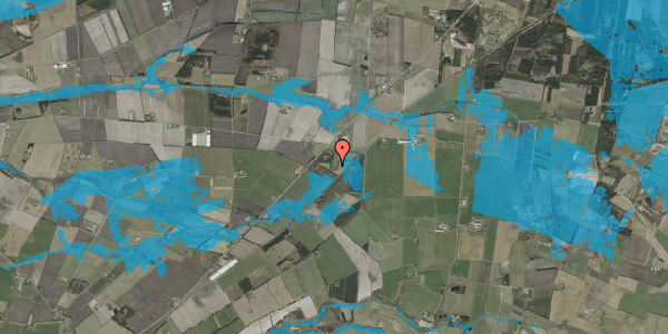 Oversvømmelsesrisiko fra vandløb på Horsbølvej 19, 7200 Grindsted