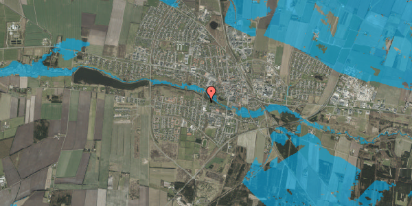 Oversvømmelsesrisiko fra vandløb på Krogen 6, 7200 Grindsted