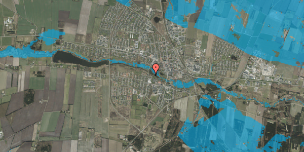 Oversvømmelsesrisiko fra vandløb på Krogen 7, 7200 Grindsted