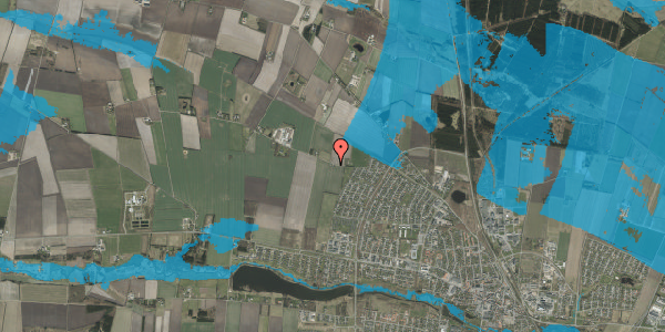 Oversvømmelsesrisiko fra vandløb på Lundhedevej 21, 7200 Grindsted