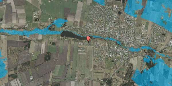 Oversvømmelsesrisiko fra vandløb på Morsbølvej 62, 7200 Grindsted