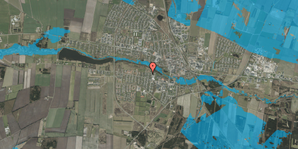 Oversvømmelsesrisiko fra vandløb på Poppelvej 3, 7200 Grindsted
