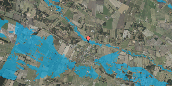Oversvømmelsesrisiko fra vandløb på Smedegårdsvej 25, 7200 Grindsted