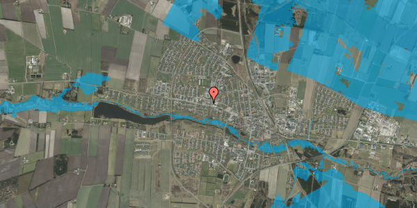 Oversvømmelsesrisiko fra vandløb på Vestergade 90, 1. tv, 7200 Grindsted