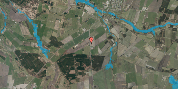 Oversvømmelsesrisiko fra vandløb på Starupvej 21, 7200 Grindsted