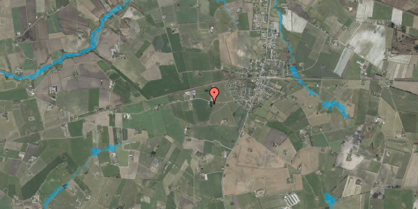 Oversvømmelsesrisiko fra vandløb på Hejrskovvej 27, 6670 Holsted