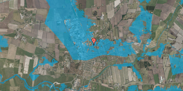 Oversvømmelsesrisiko fra vandløb på Gøgevænget 10, 6760 Ribe