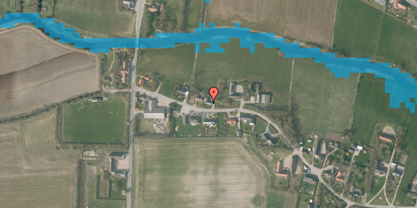 Oversvømmelsesrisiko fra vandløb på Jedsted Klostervej 11, 6771 Gredstedbro