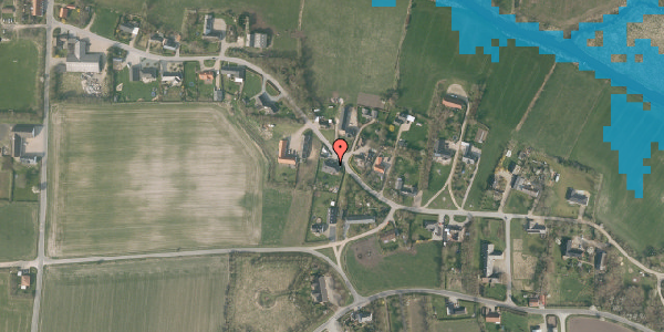 Oversvømmelsesrisiko fra vandløb på Jedsted Klostervej 18, 6771 Gredstedbro