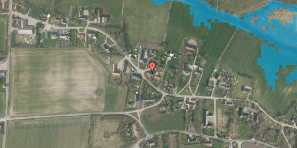 Oversvømmelsesrisiko fra vandløb på Jedsted Klostervej 31, 6771 Gredstedbro