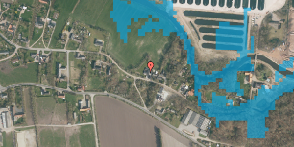 Oversvømmelsesrisiko fra vandløb på Jedsted Klostervej 67, 6771 Gredstedbro