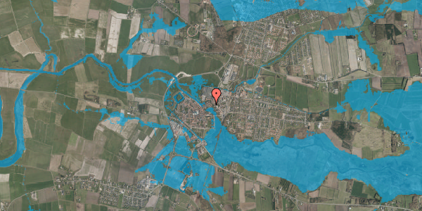 Oversvømmelsesrisiko fra vandløb på Nederdammen 34B, 2. th, 6760 Ribe