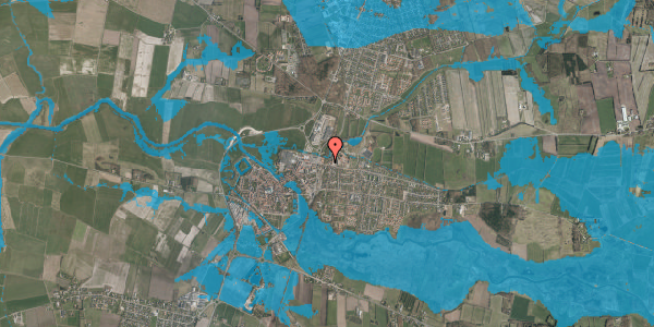Oversvømmelsesrisiko fra vandløb på Seminarievej 13A, 6760 Ribe