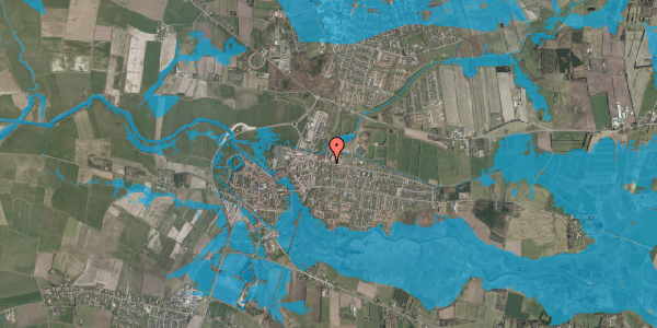 Oversvømmelsesrisiko fra vandløb på Seminarievej 22, 6760 Ribe