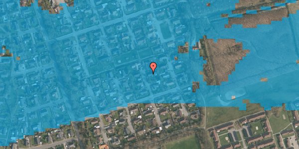 Oversvømmelsesrisiko fra vandløb på Syrenparken 39, 6760 Ribe