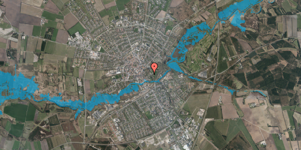 Oversvømmelsesrisiko fra vandløb på Enghavevej 16, 6800 Varde