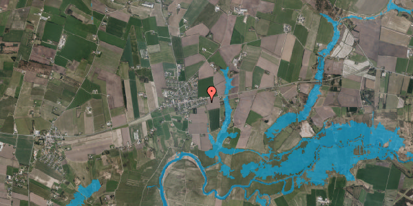 Oversvømmelsesrisiko fra vandløb på Engtoften 26, 6851 Janderup Vestj