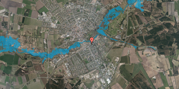 Oversvømmelsesrisiko fra vandløb på Gellerupvej 11, 6800 Varde