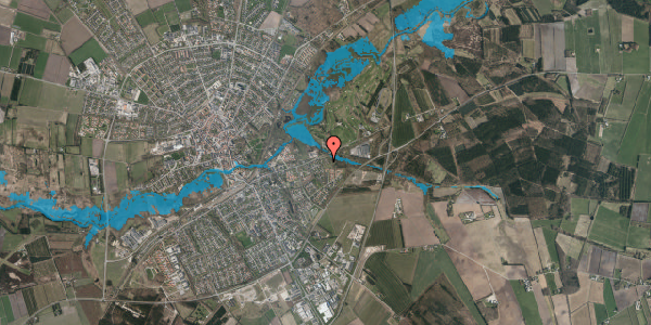 Oversvømmelsesrisiko fra vandløb på Gellerupvej 96C, 6800 Varde