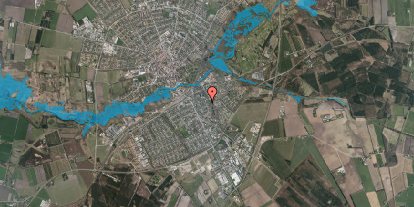 Oversvømmelsesrisiko fra vandløb på Glistrupsvej 9, 6800 Varde