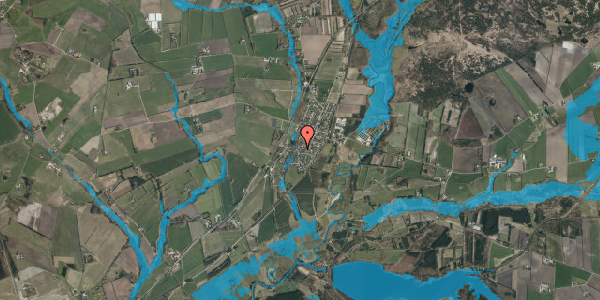 Oversvømmelsesrisiko fra vandløb på Karlsgårdevej 3, 6800 Varde