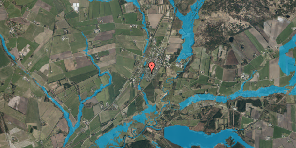 Oversvømmelsesrisiko fra vandløb på Karlsgårdevej 11, 6800 Varde