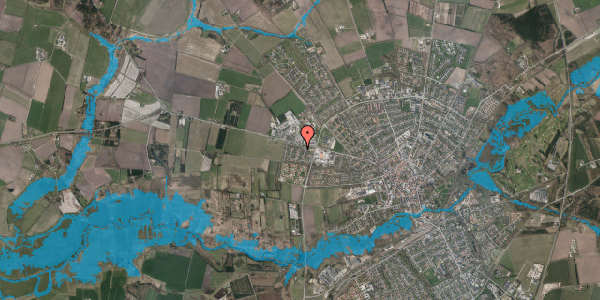 Oversvømmelsesrisiko fra vandløb på Lumbyes Vej 12, 6800 Varde