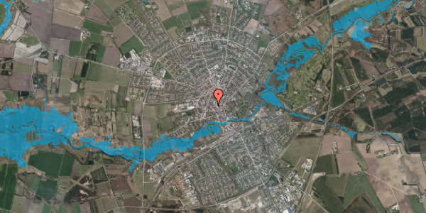 Oversvømmelsesrisiko fra vandløb på Vestergade 4, 6800 Varde