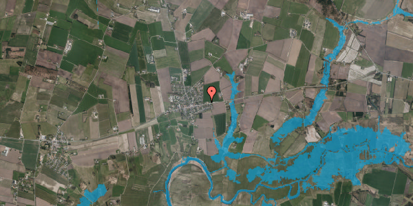 Oversvømmelsesrisiko fra vandløb på Vesterled 6, 6851 Janderup Vestj