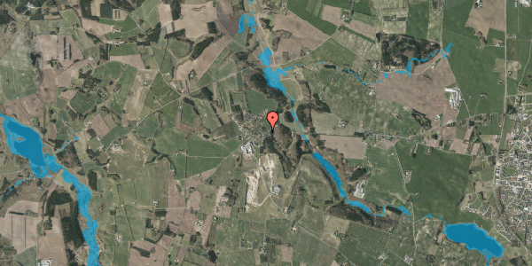 Oversvømmelsesrisiko fra vandløb på Grædstrupvej 49, 8740 Brædstrup