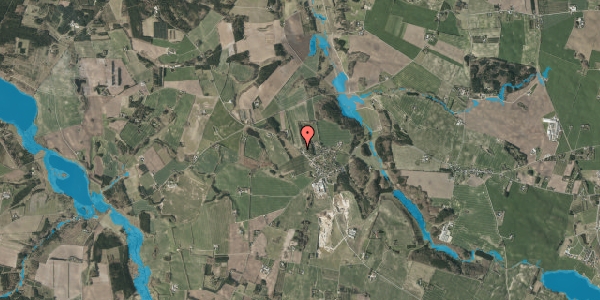 Oversvømmelsesrisiko fra vandløb på Løvetvej 26, 8740 Brædstrup