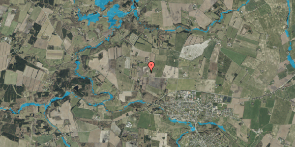 Oversvømmelsesrisiko fra vandløb på Egtved Holt 6, 6040 Egtved