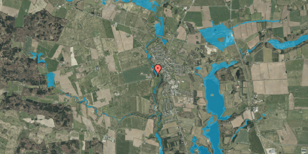 Oversvømmelsesrisiko fra vandløb på Jordrupvej 4A, 6040 Egtved