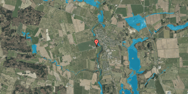Oversvømmelsesrisiko fra vandløb på Jordrupvej 6, 6040 Egtved