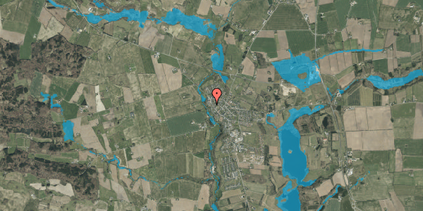 Oversvømmelsesrisiko fra vandløb på Koldingvej 6, 6040 Egtved