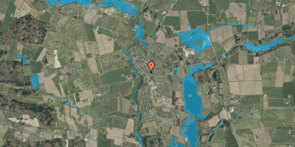Oversvømmelsesrisiko fra vandløb på Koldingvej 41, 6040 Egtved