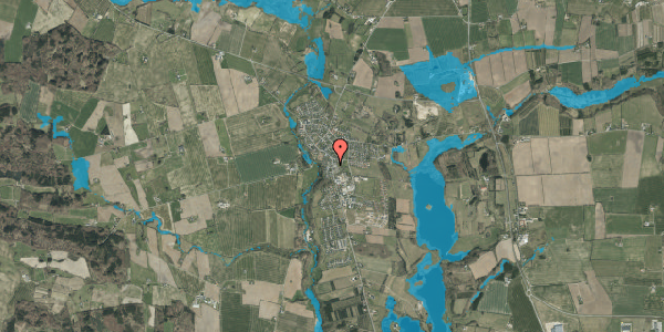 Oversvømmelsesrisiko fra vandløb på Koldingvej 42, 6040 Egtved