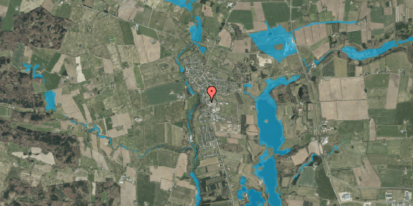 Oversvømmelsesrisiko fra vandløb på Koldingvej 48, 6040 Egtved