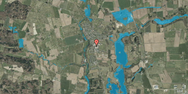 Oversvømmelsesrisiko fra vandløb på Koldingvej 55, 6040 Egtved