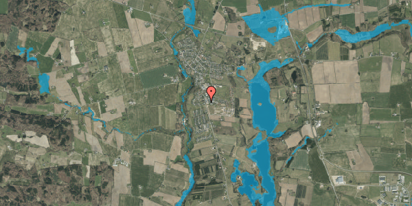 Oversvømmelsesrisiko fra vandløb på Koldingvej 61, 6040 Egtved