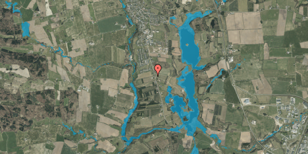Oversvømmelsesrisiko fra vandløb på Koldingvej 74, 6040 Egtved