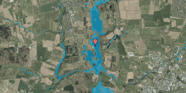 Oversvømmelsesrisiko fra vandløb på Koldingvej 77, 6040 Egtved