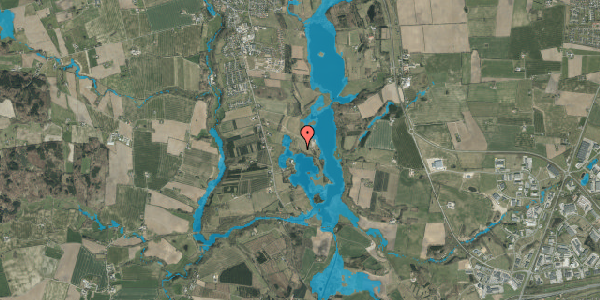 Oversvømmelsesrisiko fra vandløb på Koldingvej 81, 6040 Egtved