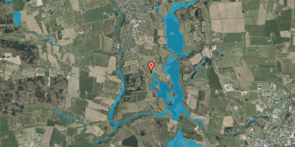 Oversvømmelsesrisiko fra vandløb på Koldingvej 85, 6040 Egtved