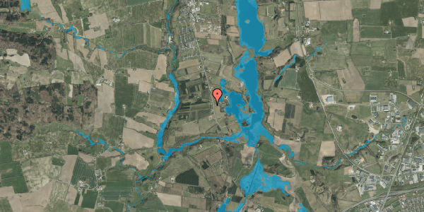 Oversvømmelsesrisiko fra vandløb på Koldingvej 92, 6040 Egtved