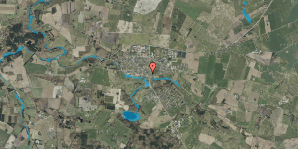Oversvømmelsesrisiko fra vandløb på Lindebo 5, 6040 Egtved