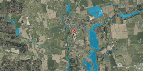 Oversvømmelsesrisiko fra vandløb på Musvitvej 2, 6040 Egtved