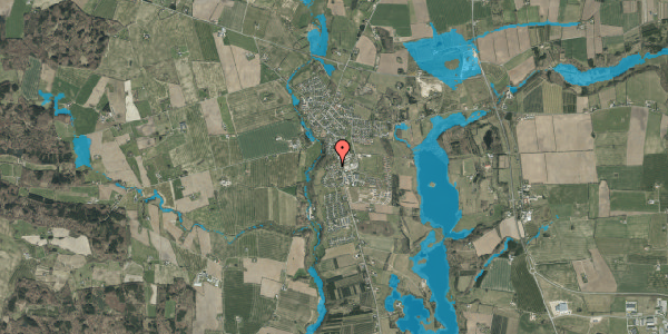 Oversvømmelsesrisiko fra vandløb på Musvitvej 4, 6040 Egtved
