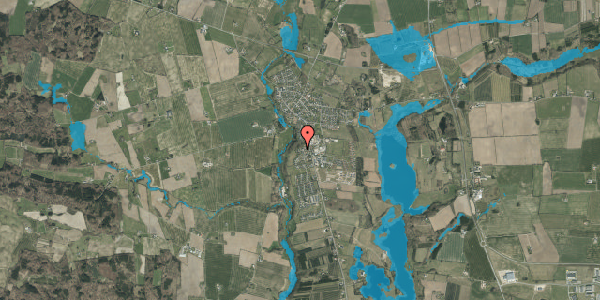 Oversvømmelsesrisiko fra vandløb på Musvitvej 10, 6040 Egtved