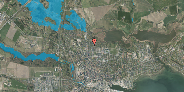 Oversvømmelsesrisiko fra vandløb på Dannebrogsgade 1A, 8700 Horsens